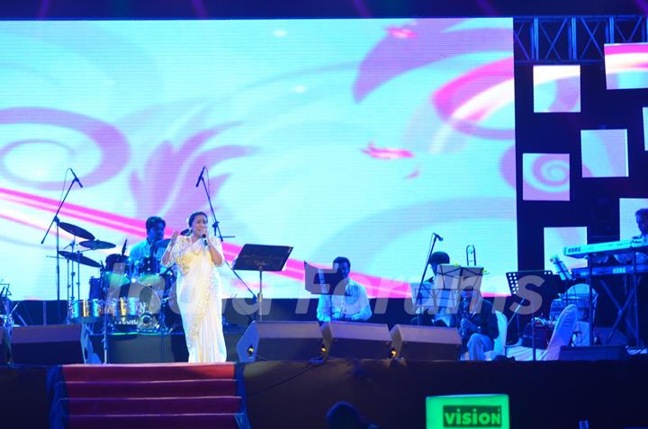 Asha Bhosle at a Concert in Baroda Palace