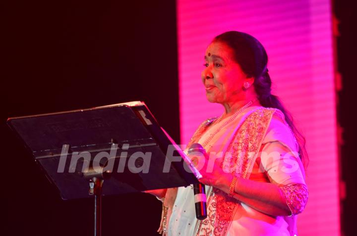 Asha Bhosle at a Concert in Baroda Palace