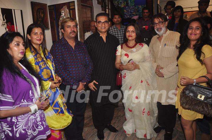 Abhijeet Inaugurates Art Gallery