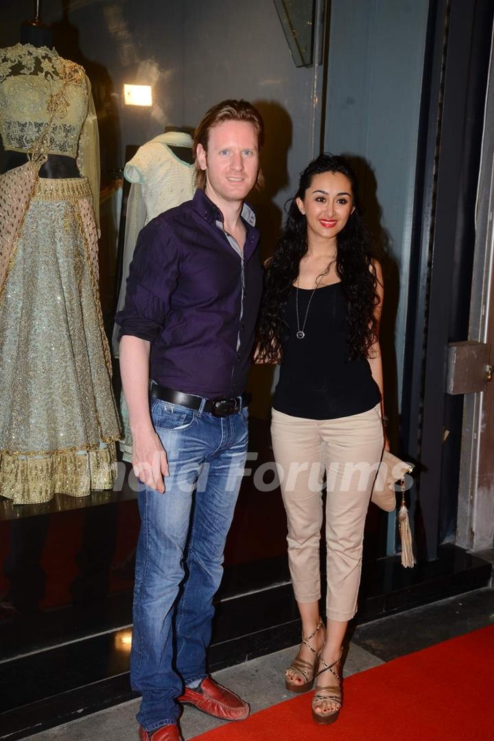 Alex O Neil at Launch of Amy Billimoria and Pankti Shah's Store