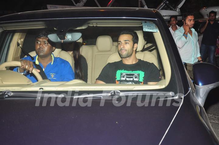 Pulkit Samrat Snapped at Salman's Residence (Galaxy Apartments)