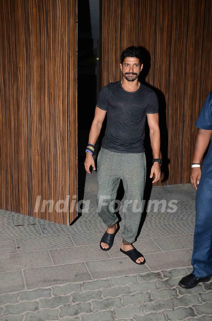 Farhan Akhtar at Aamir Khan's Bash