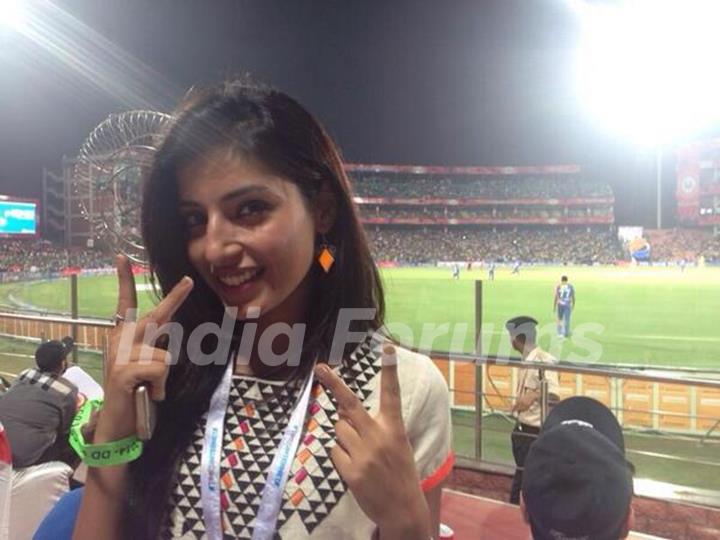 Harshita gur at ipl