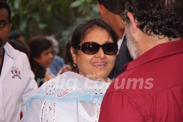 Supriya Pathak was snapped at the Felicitation Ceremony of Shashi Kapoor
