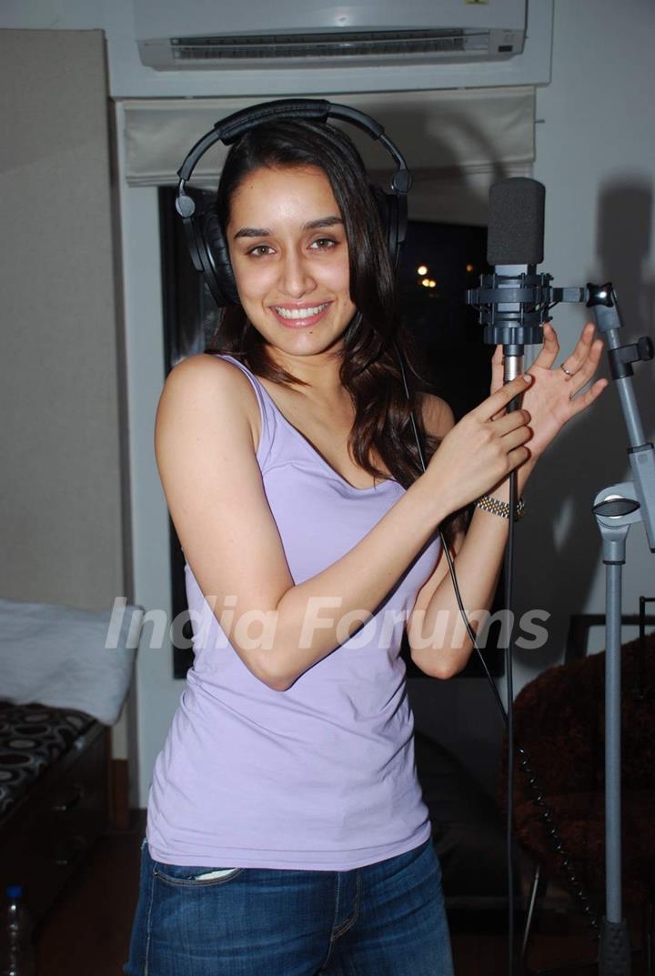 Shraddha Records a Rap Song for ABCD 2