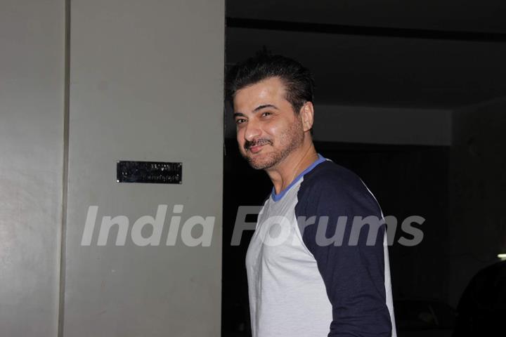 Sanjay Kapoor smiles for the camera at the Special Screening of Piku by Ritesh Sidhwani