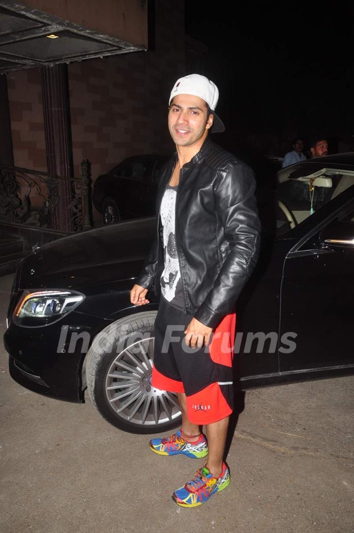 Varun Dhawan at Special Screening of Bombay Velvet