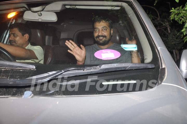 Anurag Kashyap at Ranbir's Bash for Bombay Velvet