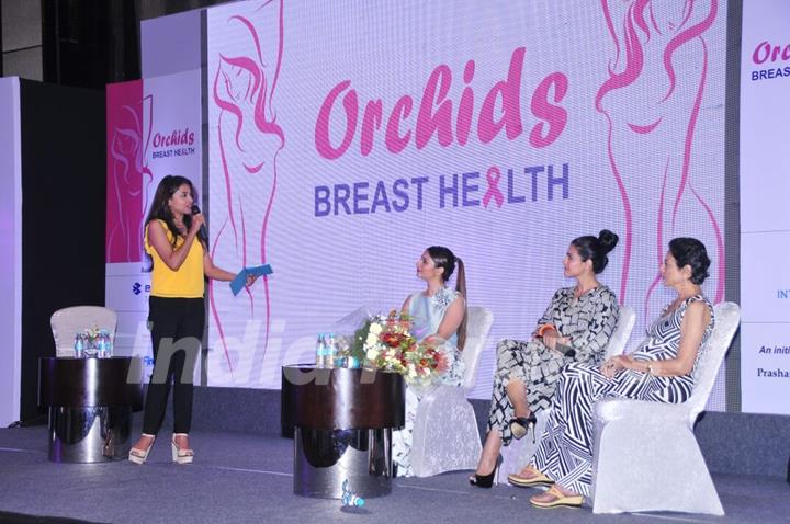 Tanuja, Tanishaa Mukherjee and Kajol at Breast Cancer Awareness Event