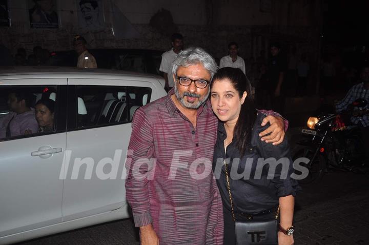 Sanjay Leela Bhansali at Deepika's Success Bash for Piku!