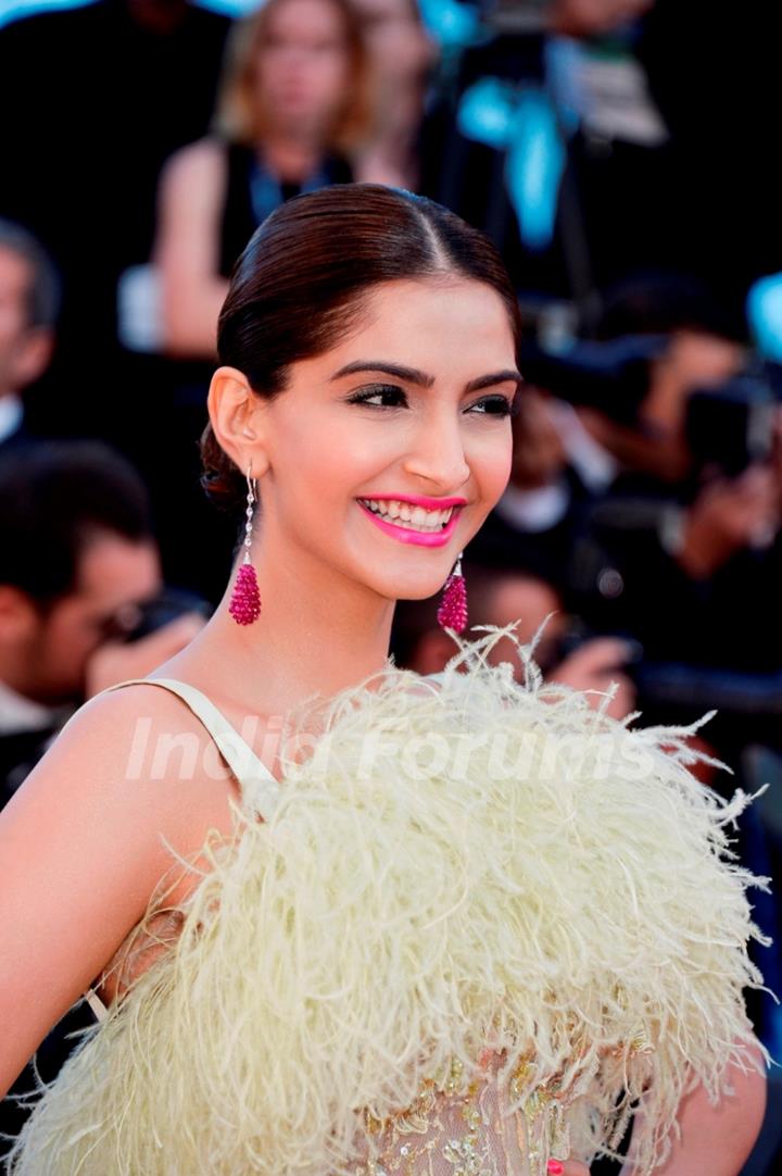 Sonam Kapoor at Cannes Film Festival 2015 Red Carpet Day 6