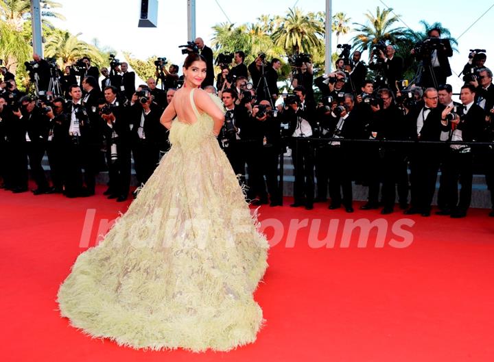 Sonam Kapoor at Cannes Film Festival 2015 Red Carpet Day 6