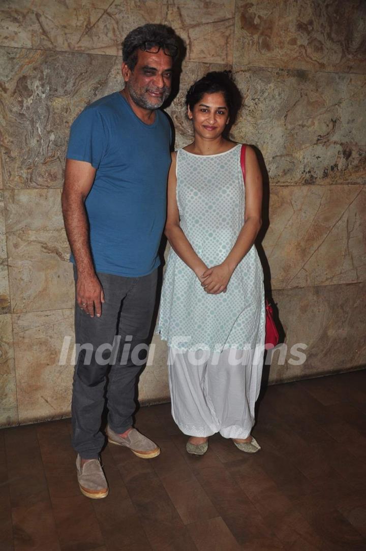 R. Balki and Gauri Shinde at Special Screening of Tanu Weds Manu Returns