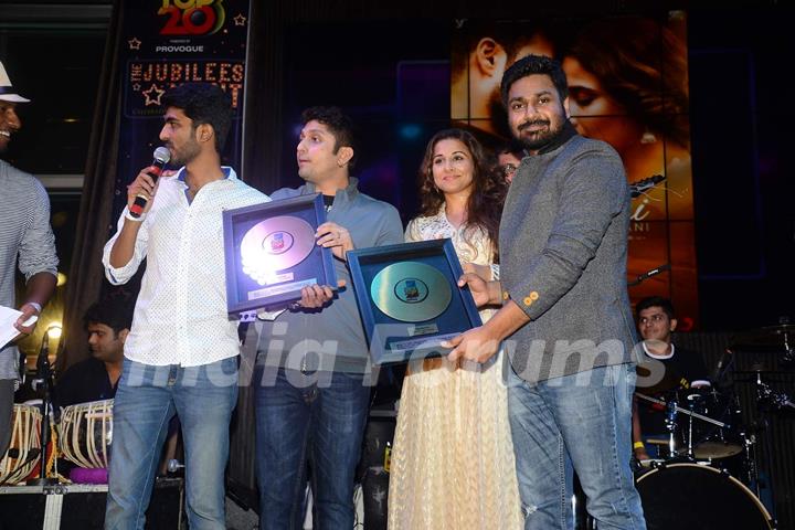 Vidya Balan, Mithoon and Mohit Suri at Radio Mirchi Top 20 Awards