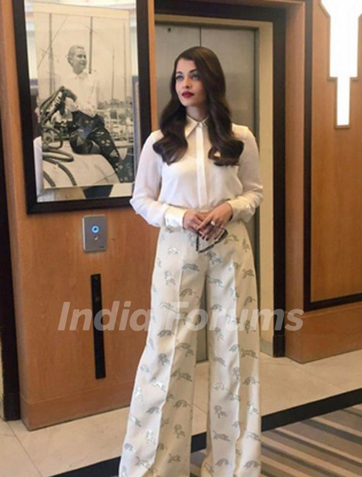 Aishwarya Rai Bachchan snapped during the photo shoot at Cannes Film Festival 2015