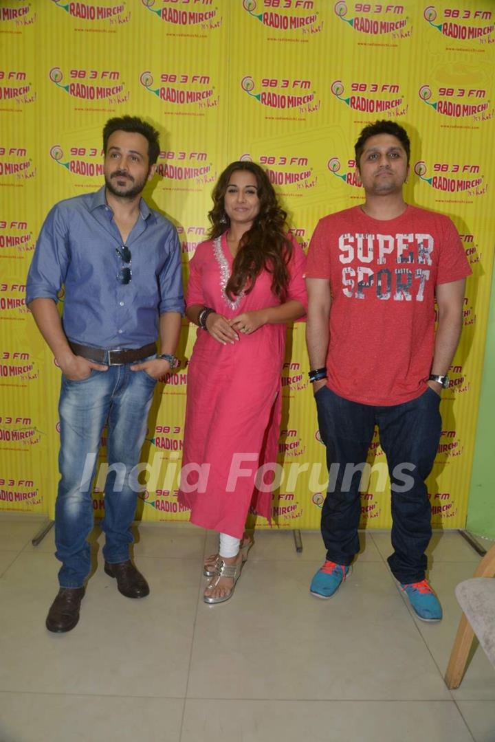 Emraan, Vidya and Mohit Suri Promotes Hamari Adhuri Kahani on Radio Mirchi