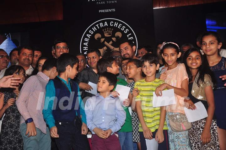 Aamir Khan at Maharashtra Chess League Inauguration!