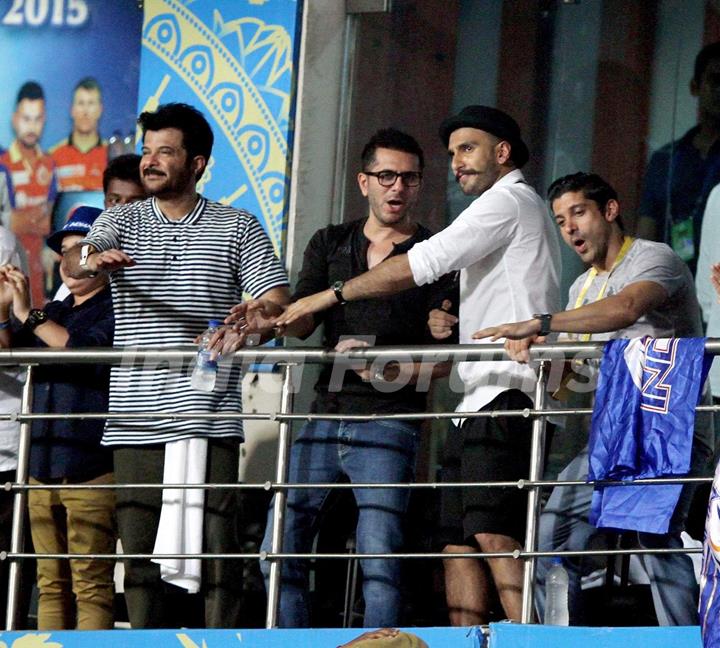 Dil Dhadakne Do Team at IPL Match