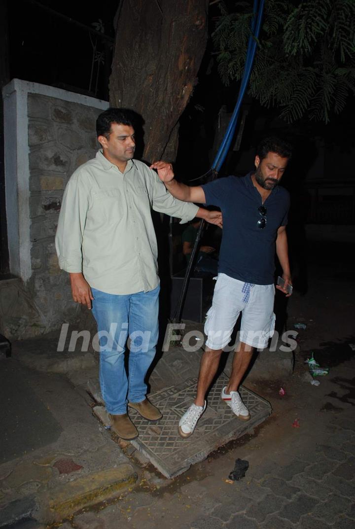 Abhishek Kapoor and Siddharth Roy Kapur Snapped at Nido