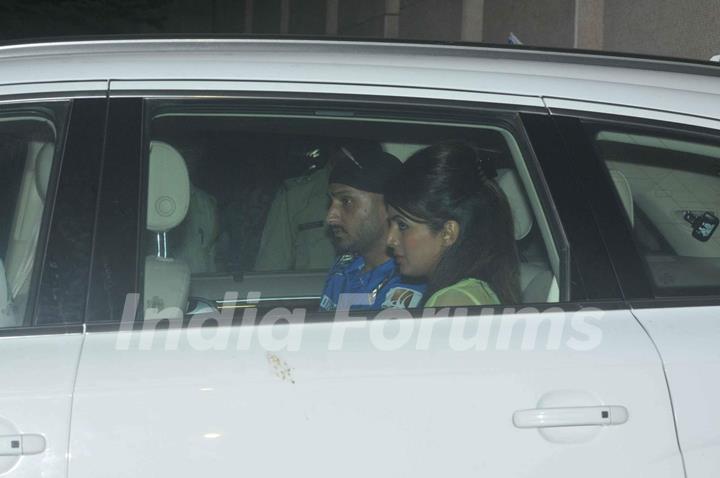 Harbhajan Singh at Ambani's Bash for Mumbai Indians Win!