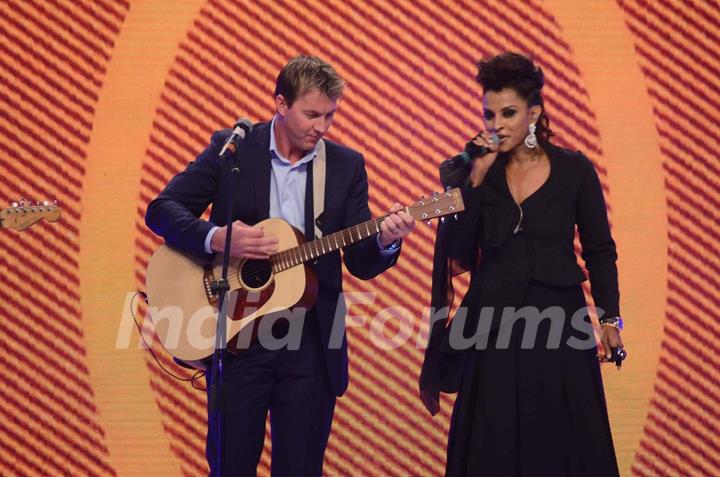 Manasi Scott and Brett Lee Share Stage at Ceat Cricket Awards