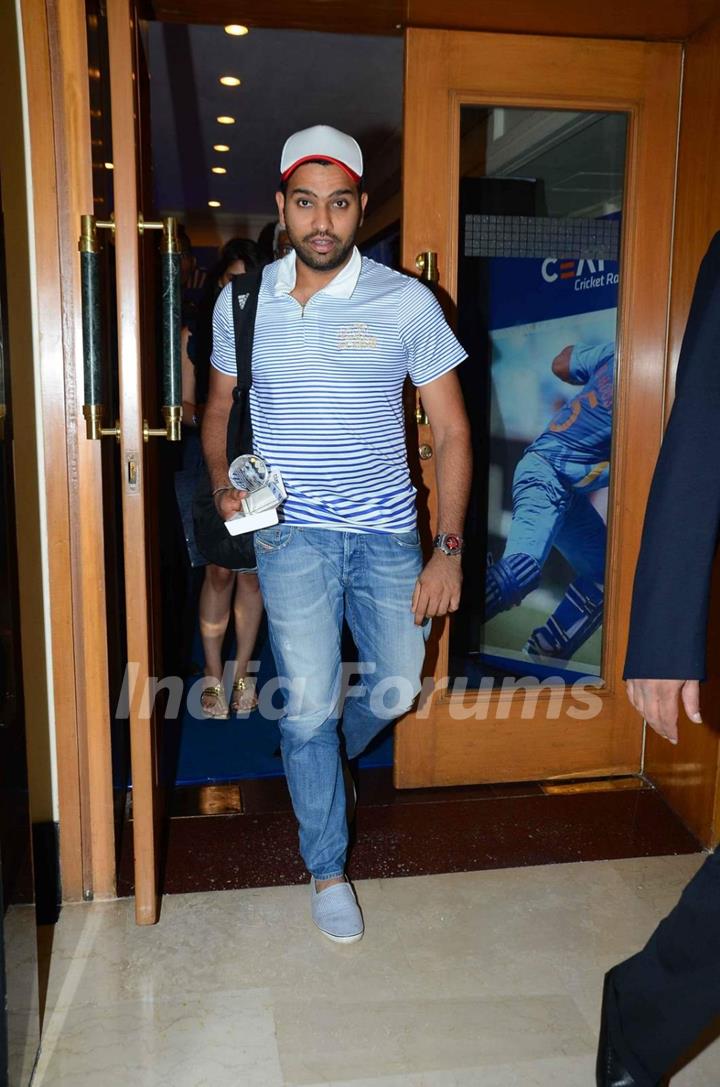 Rohit Sharma at Ceat Cricket Awards