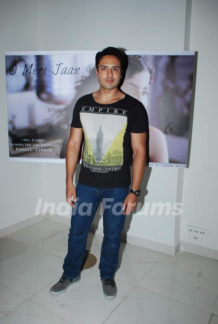 Iqbal Khan at Shoot of Music Video O Meri Jaan