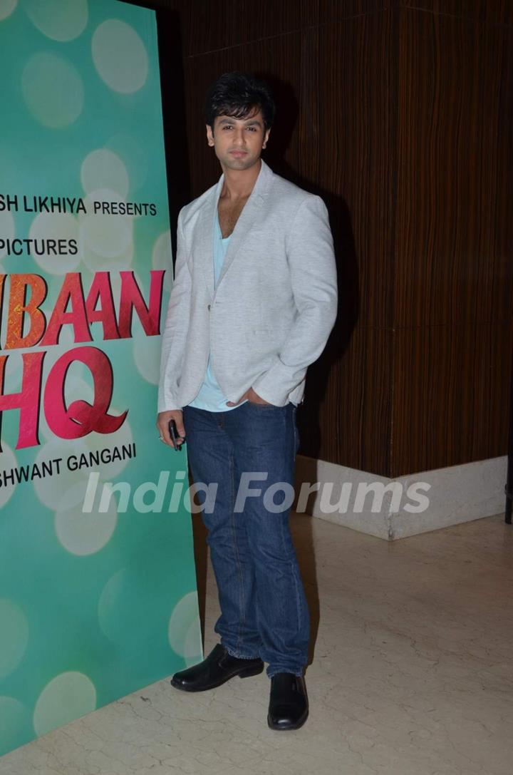 Nishant Malkani at Bezubaan Ishq Launch