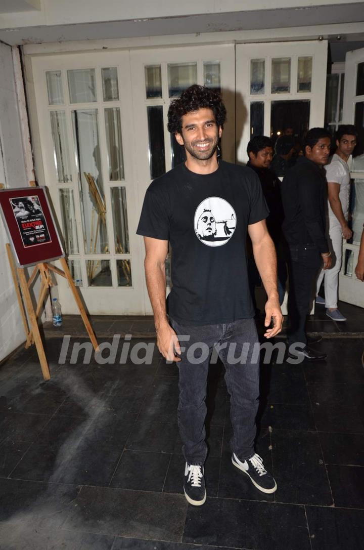 Aditya Roy Kapur at Mukesh Chhabra’s Birthday Bash