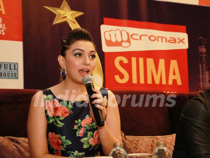 Hansika Motwani at SIIMA 2015