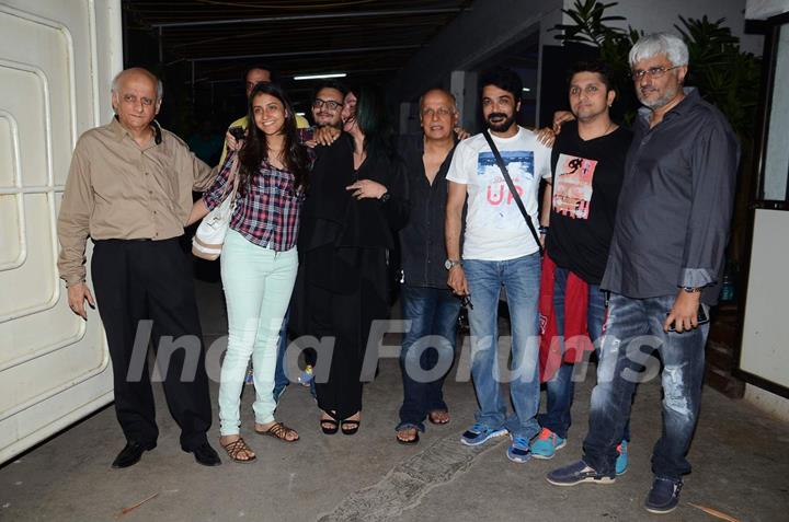 Bhatt Family at Special Screenings of Hamari Adhuri Kahani