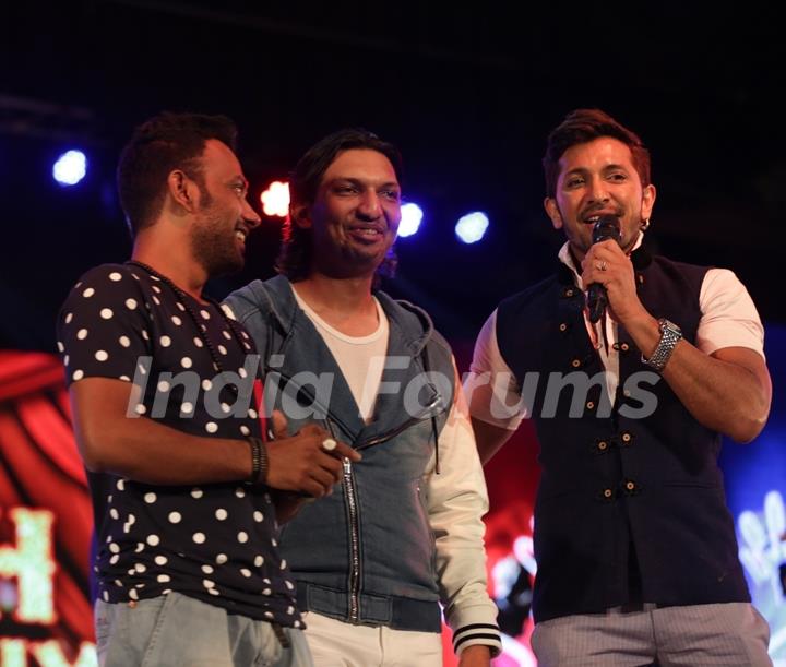 Terence Lewis interacts with the audience at the Launch of EBCD 2015