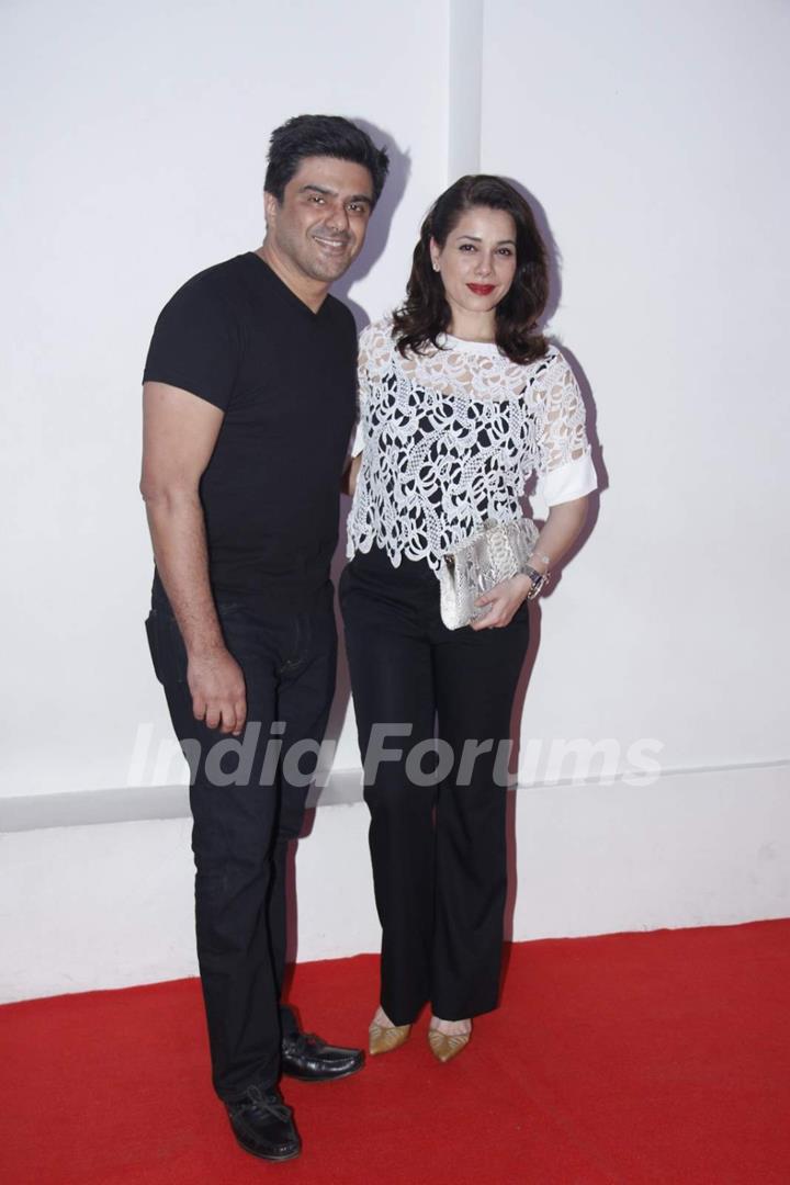 Samir Soni with Neelam Kothari at R. Madhavan's Birthday Bash!