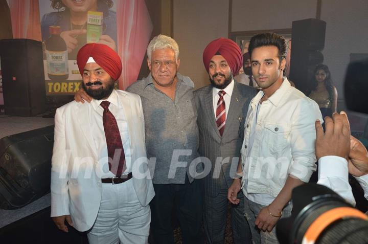 Om Puri and Pulkit Samrat at U-B Fair Cream Launch