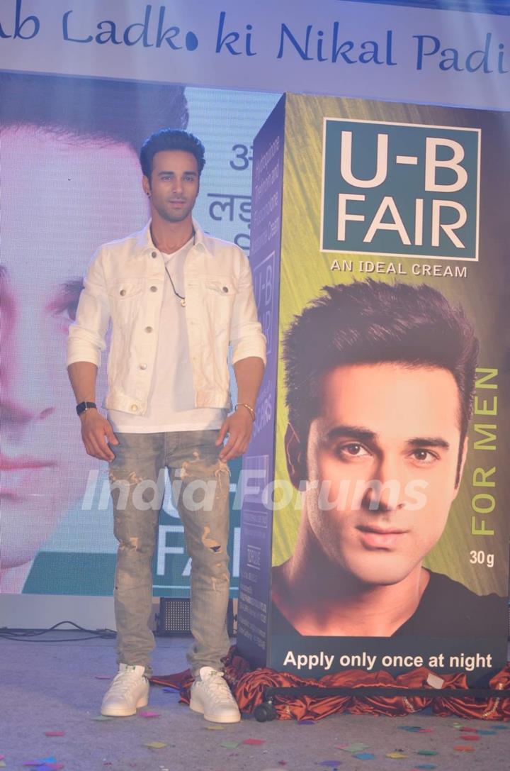 Pulkit Samrat at U-B Fair Cream Launch