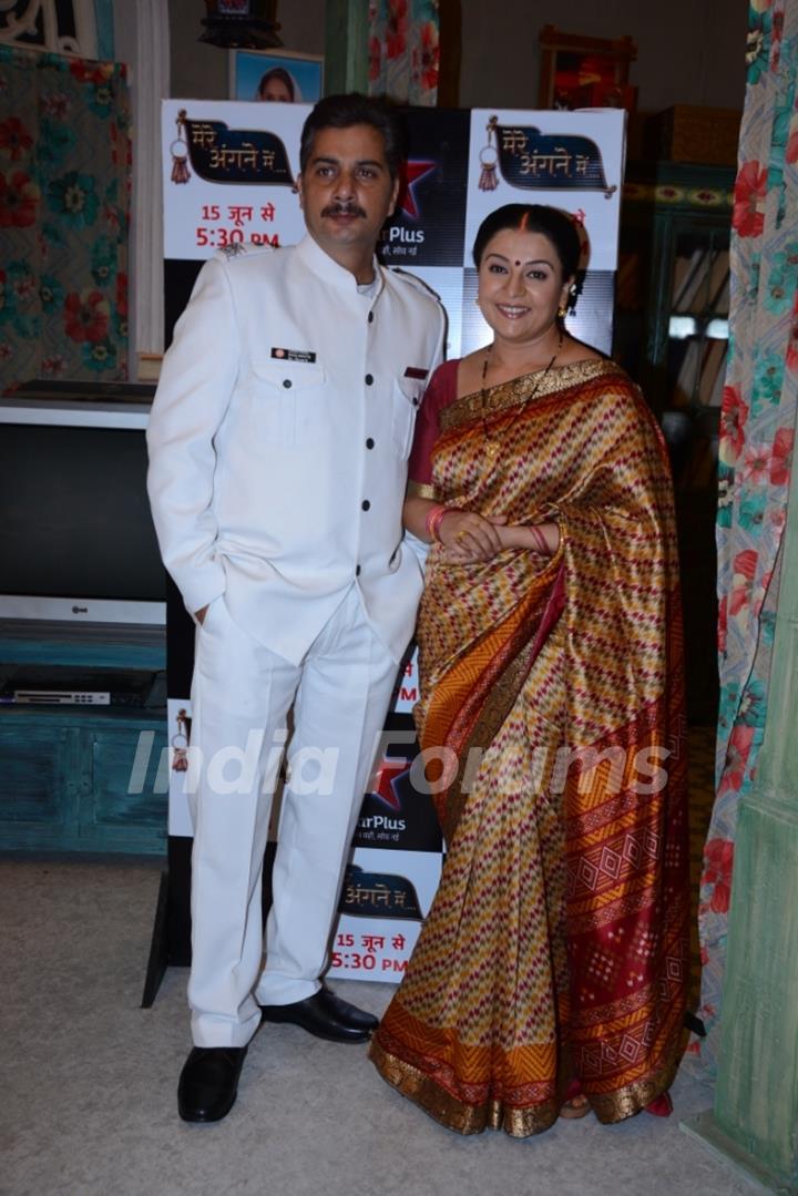 Varun Badola and Sucheta at Launch of New Show 'Mere Angne Mein Tumhara Kya Kaam Hai' by Star Plus