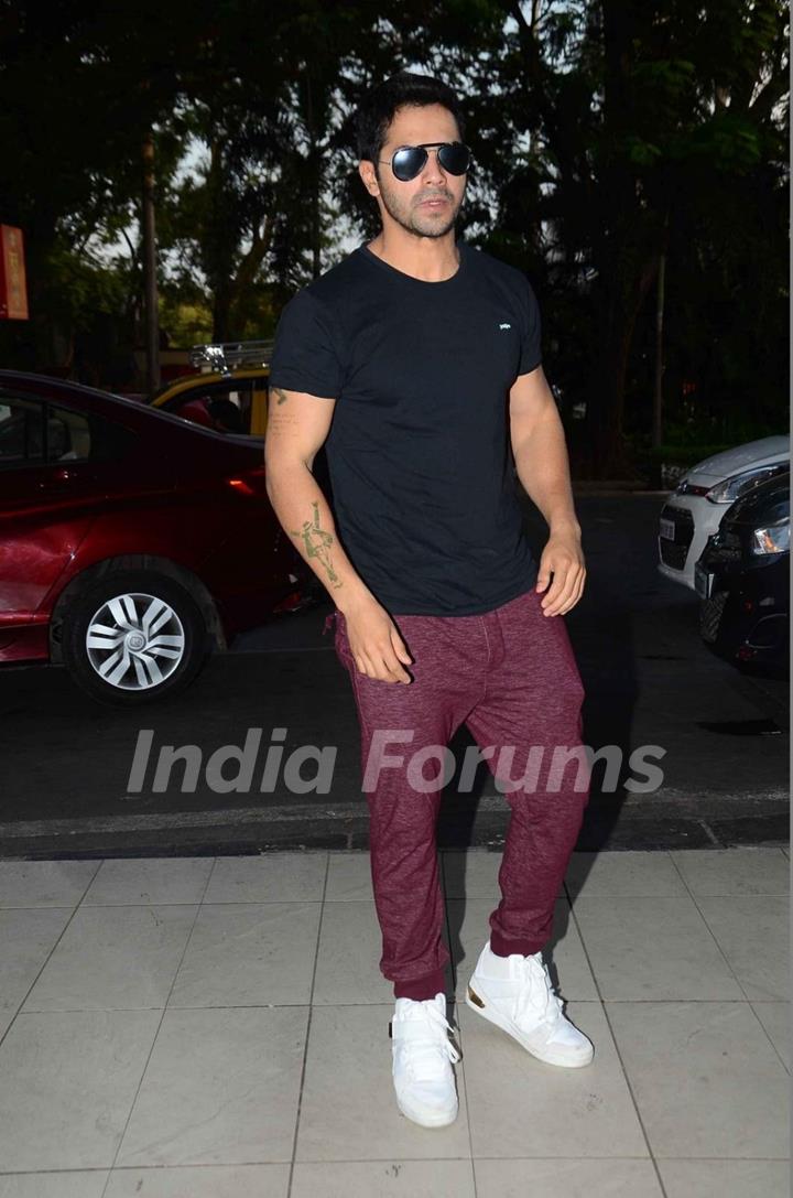 Varun Dhawan Snapped at Airport