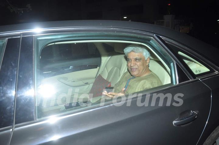 Javed Akhtar at Special Screening of Dil Dhadakne Do