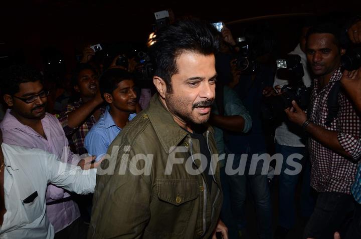 Anil Kapoor was snapped at Airport while leaving for IIFA 2015