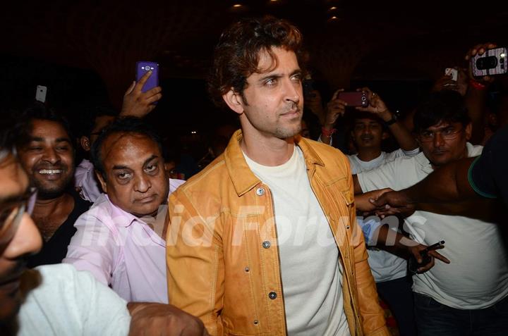 Hrithik Roshan was snapped at Airport while leaving for IIFA 2015