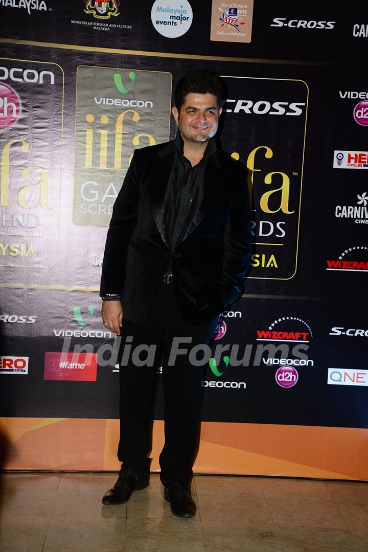 Dabboo Ratnani poses for the media at the Premier of Dil Dhadakne Do at IIFA 2015