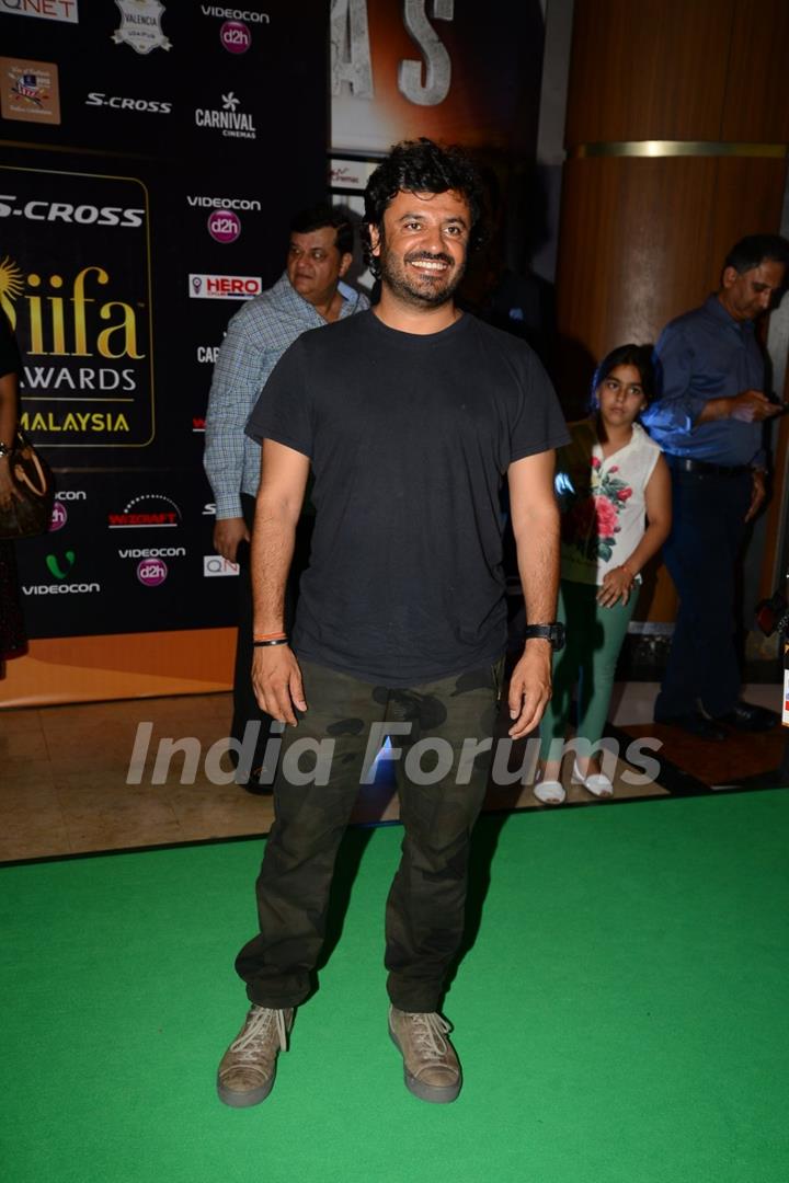 Vikas Bahl poses for the media at the Premier of Dil Dhadakne Do at IIFA 2015