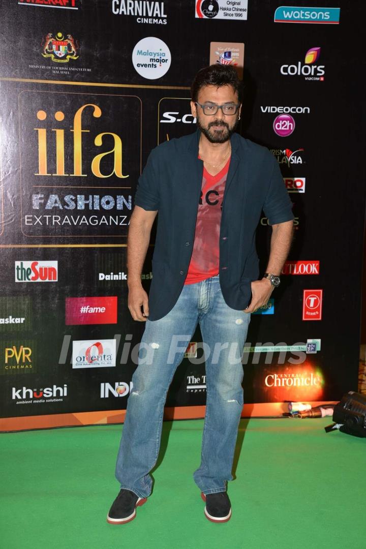 Daggubati Venkatesh poses for the media at IIFA 2015 Day 2