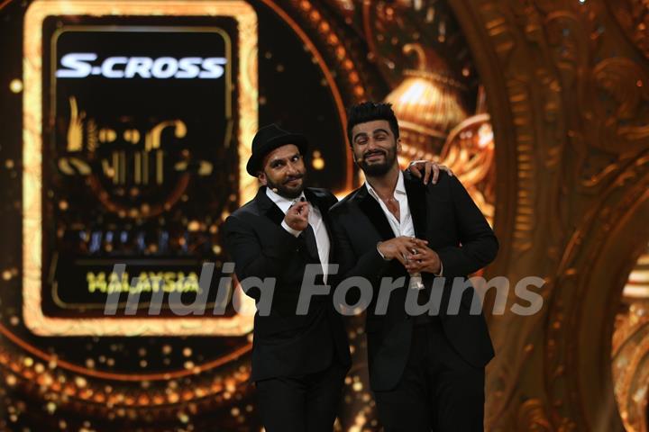 Ranveer Singh and Arjun Kapoor hosting IIFA 2015 Day 2