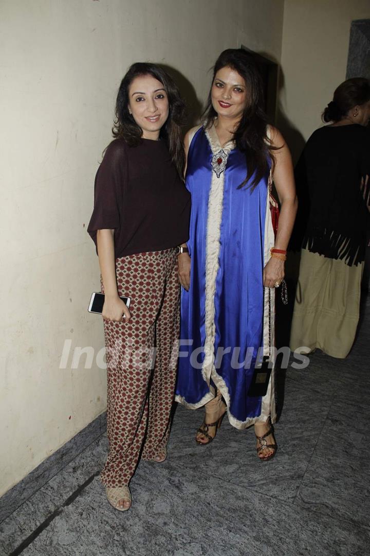 Madhurima Niigam and Sheeba Akashdeep pose at the Special Screening of Hamari Adhuri Kahani