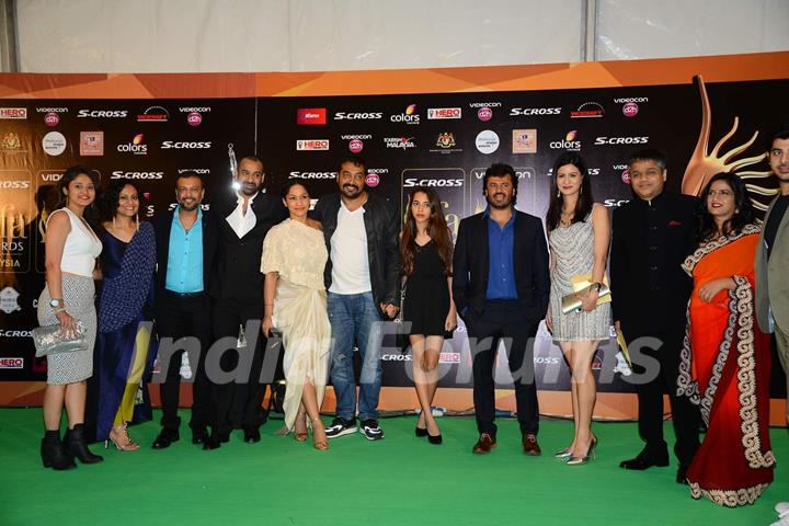 Madhu Mantena, Masaba, Anurag Kashyap and Vikas Bahl at IIFA Awards