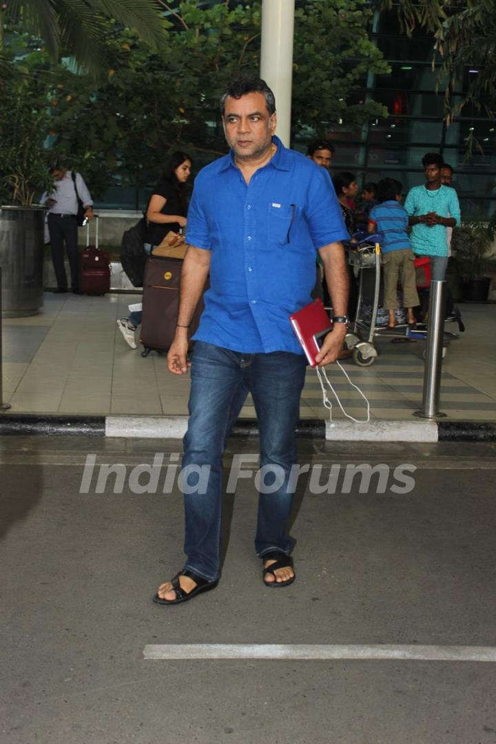 Paresh Rawal Snapped at Airport