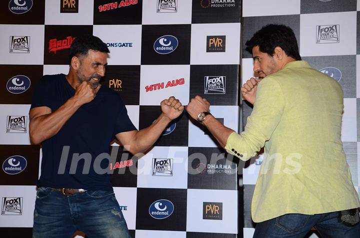 Brothers Pose! - Trailer Launch of Brothers