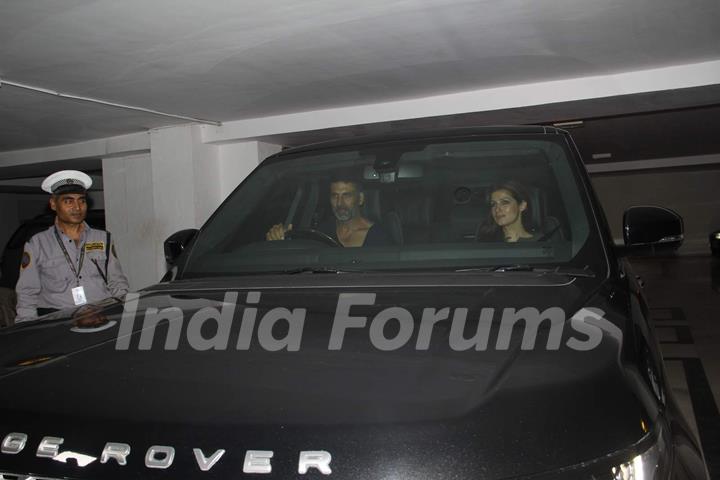 Akshay Kumar and Twinkle Khanna attends Karan Johar's Bash for 'Brothers'