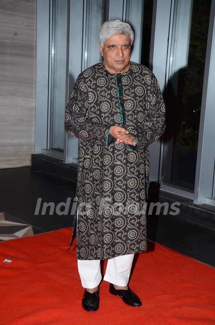 Javed Akhtar at Success Bash of PK